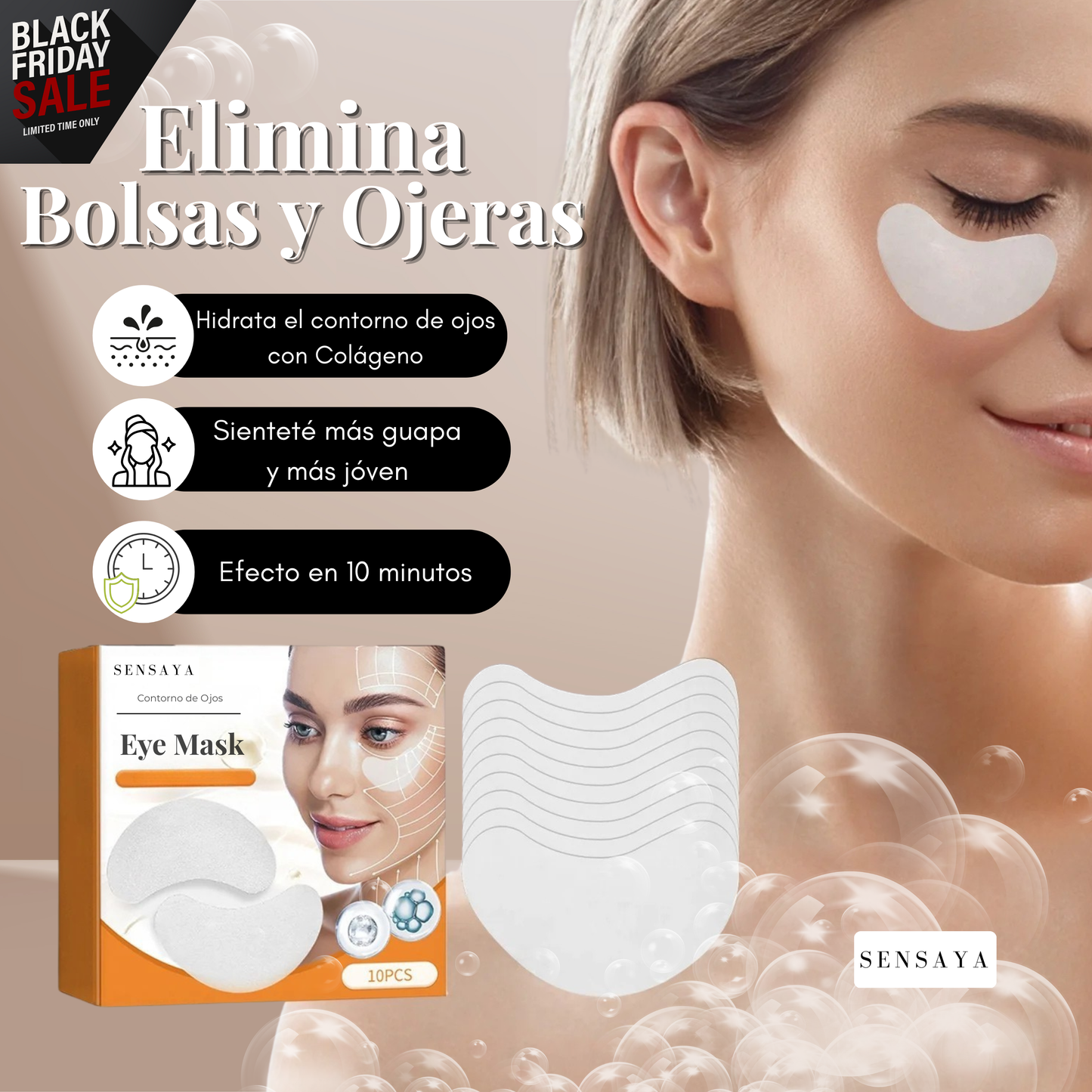 Parche Anti-Edad (efecto lifting) con Colágeno Activo✨